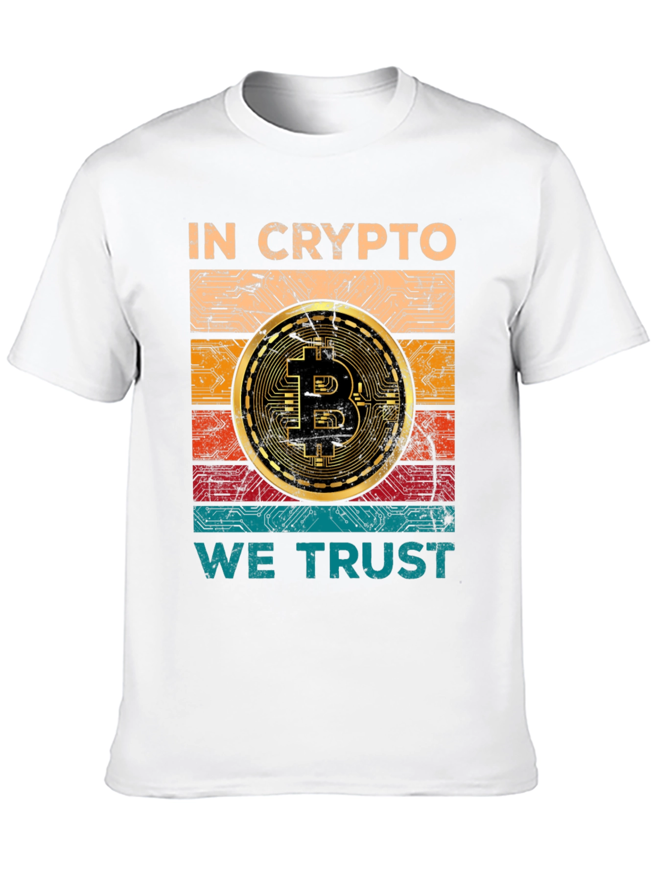 In Crypto We Trust Bitcoin Graphic Tee