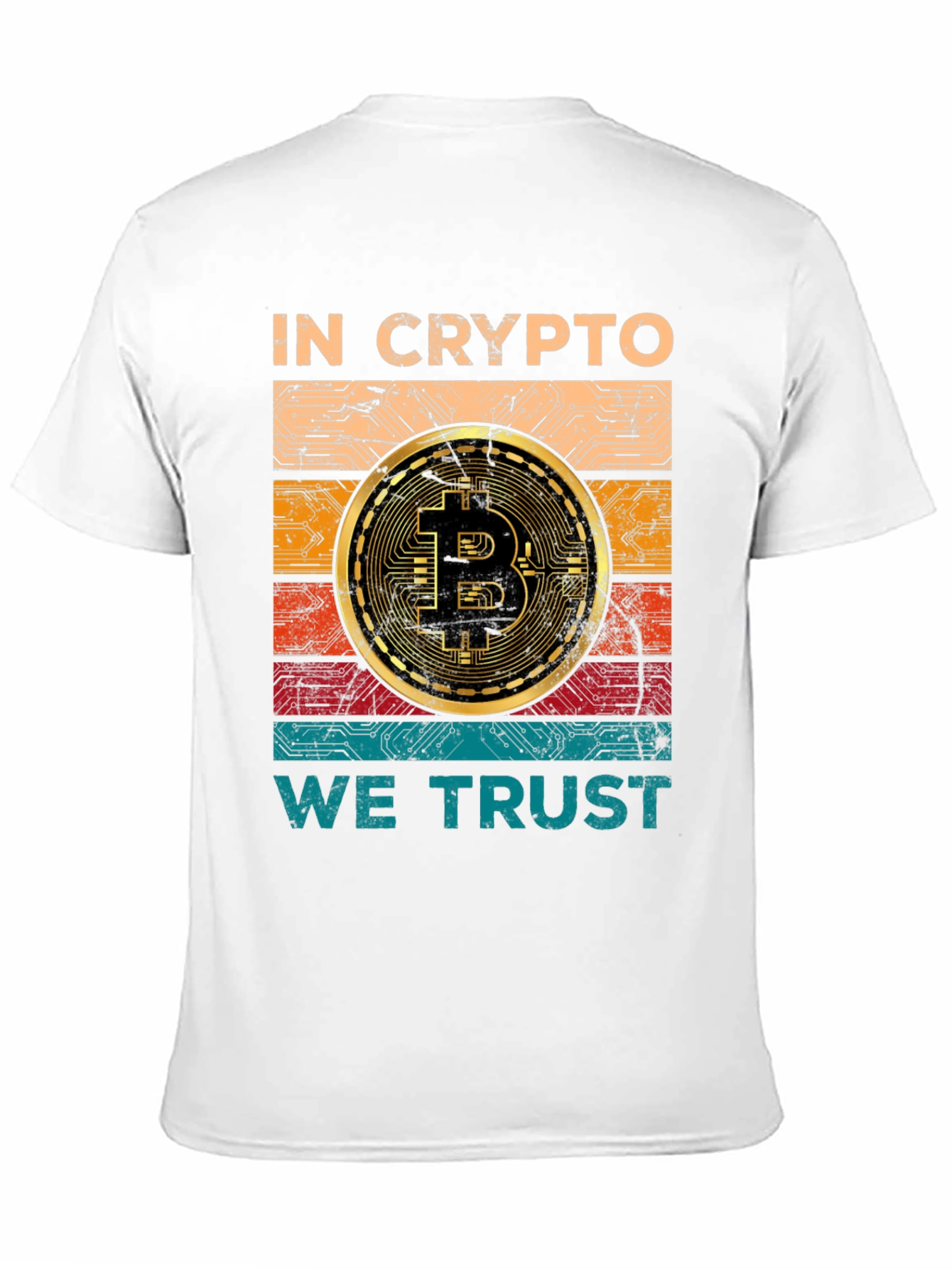 In Crypto We Trust Bitcoin Graphic Tee