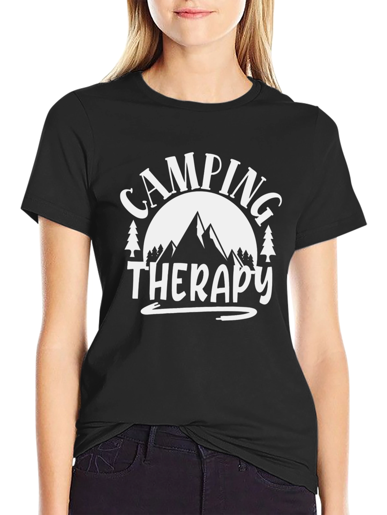 Camping Therapy T-Shirt - Outdoor Adventure Tee