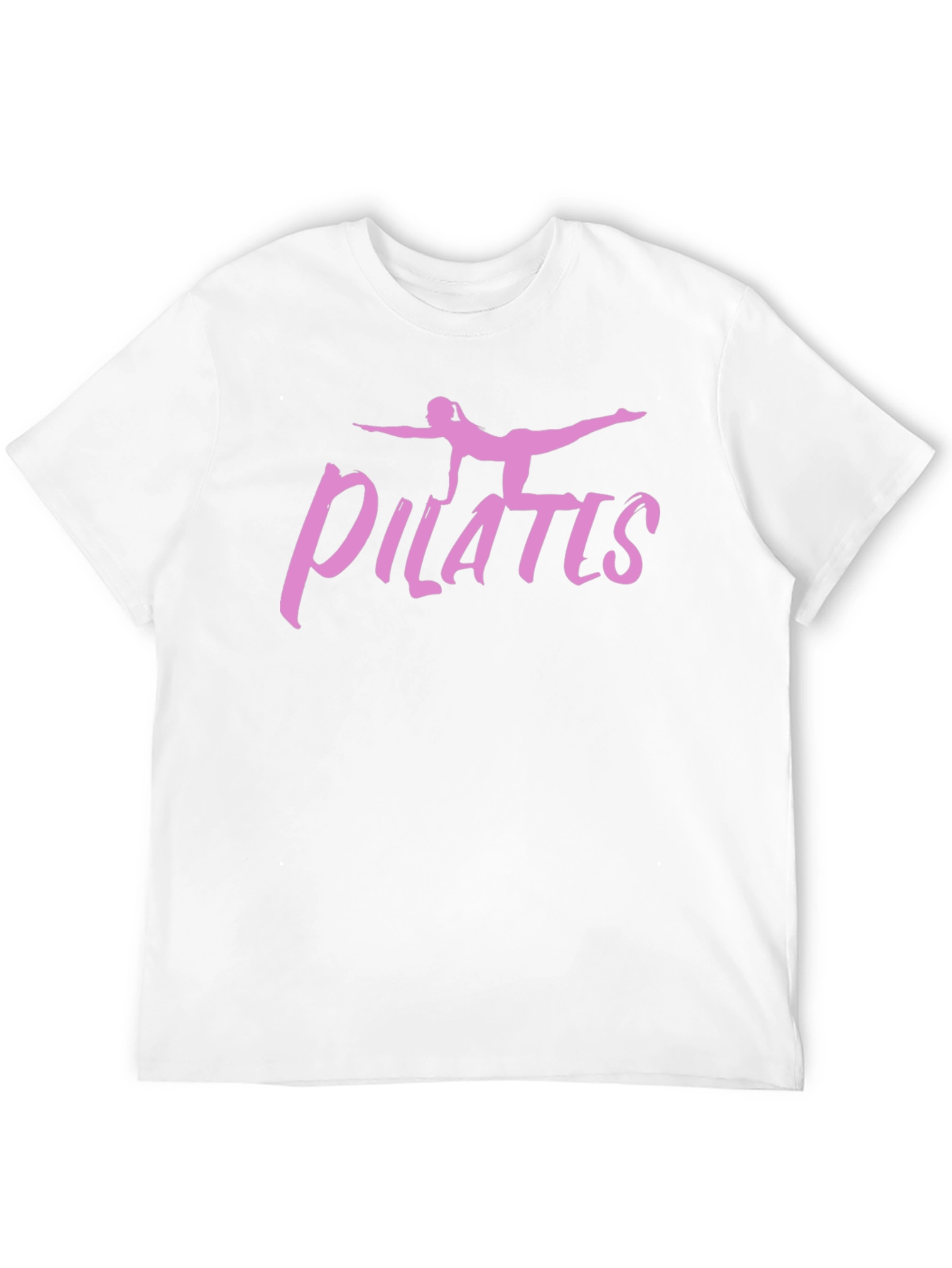 Pilates Pose Graphic Tee - Black