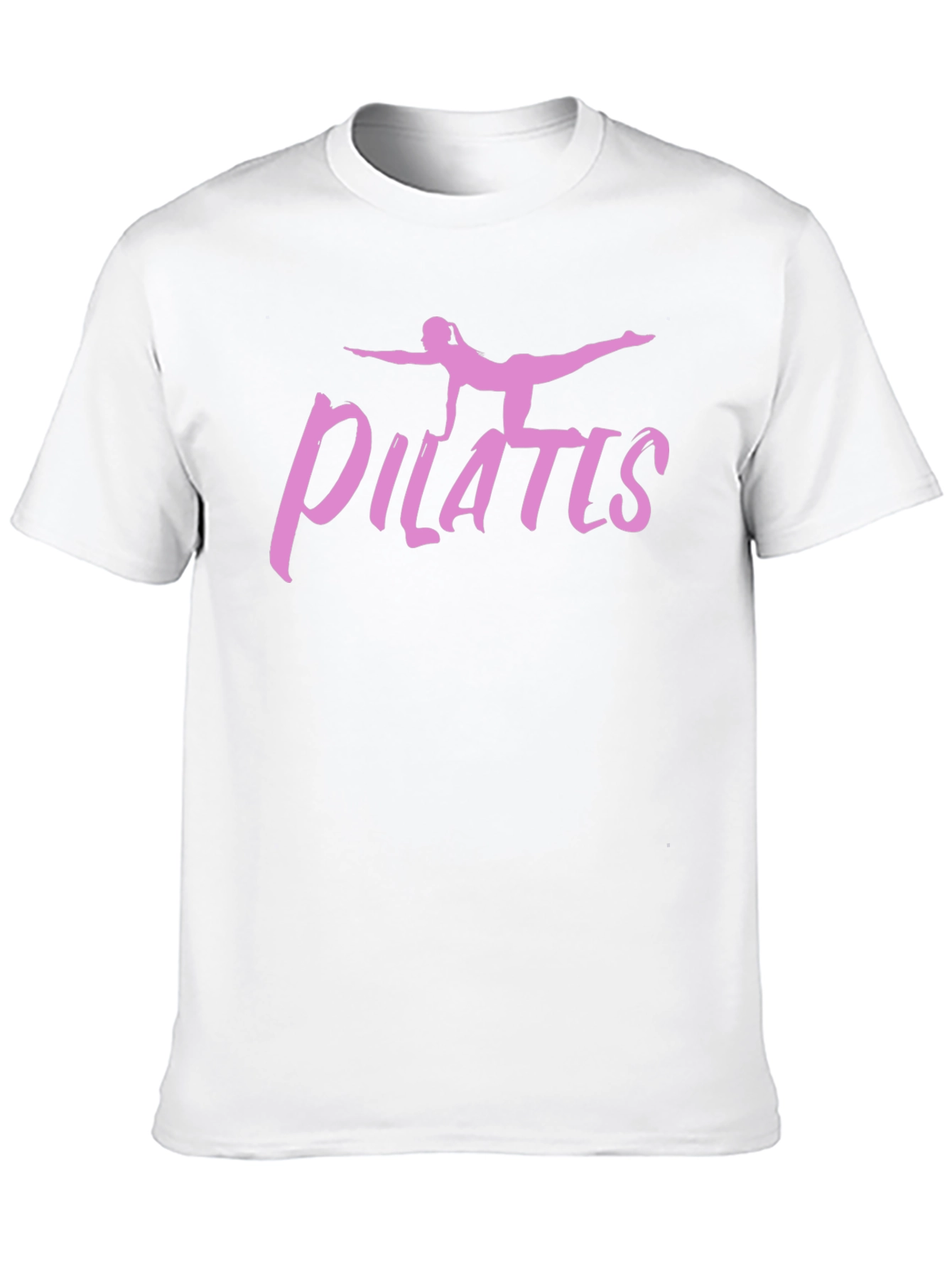 Pilates Pose Graphic Tee - Black