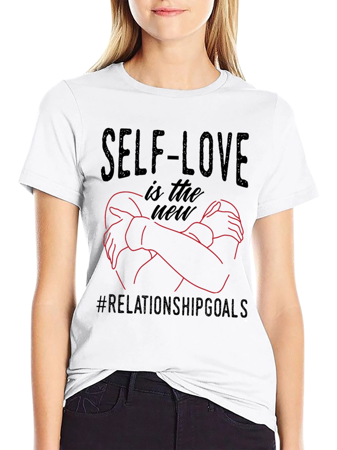Self-Love Relationship Goals Graphic Tee