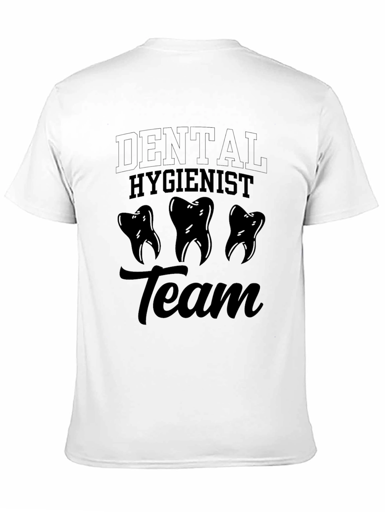 Dental Hygienist Team T-Shirt - Black