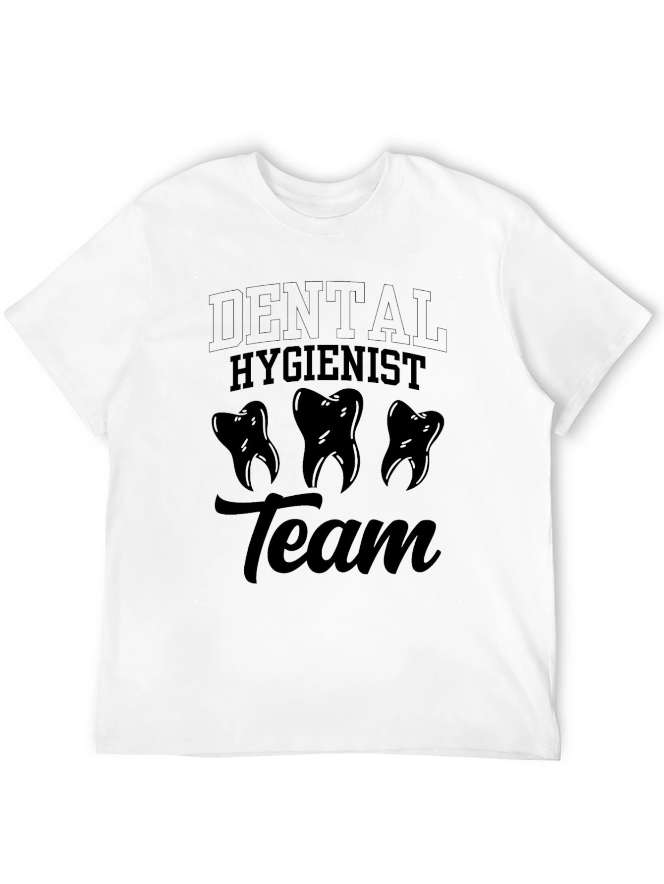Dental Hygienist Team T-Shirt - Black