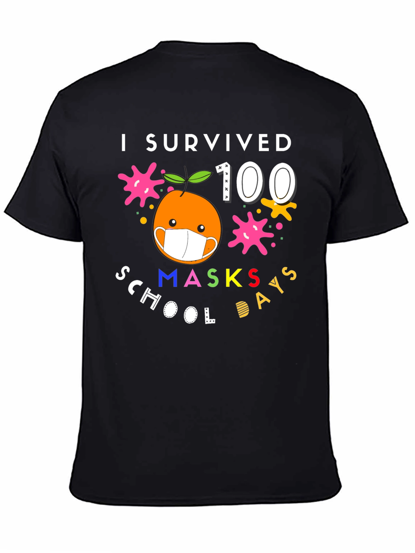 I Survived 100 Masks School Days T-Shirt