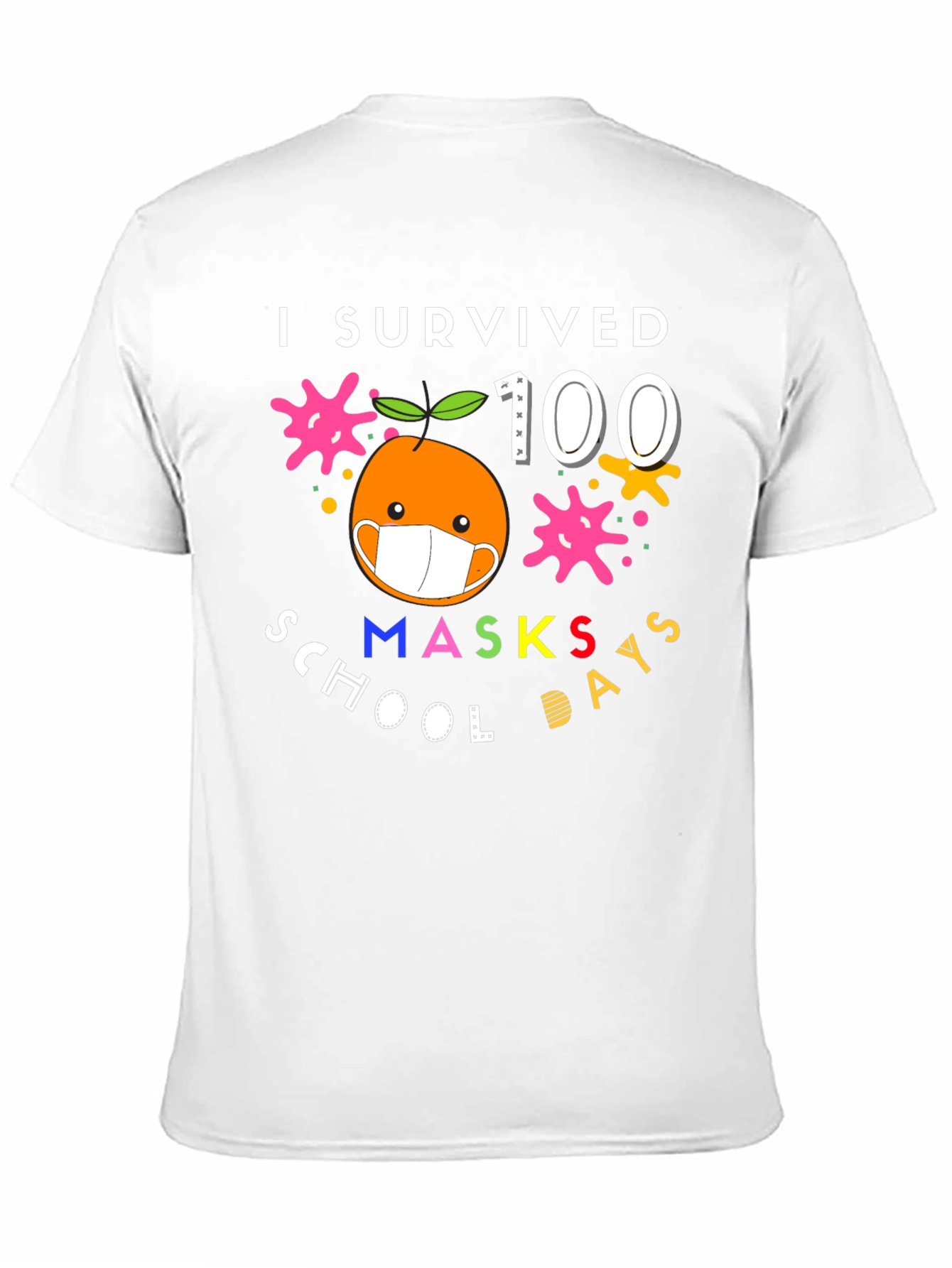 I Survived 100 Masks School Days T-Shirt