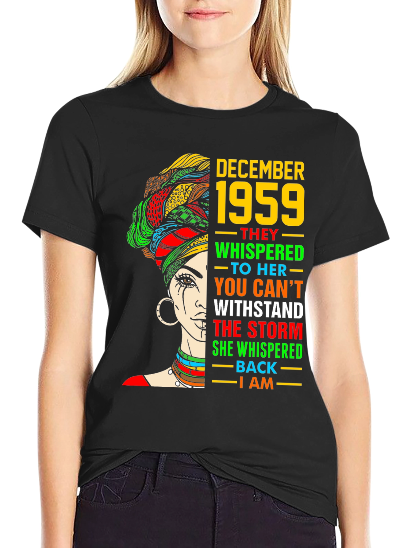 December 1959 Birthday T-Shirt for Women