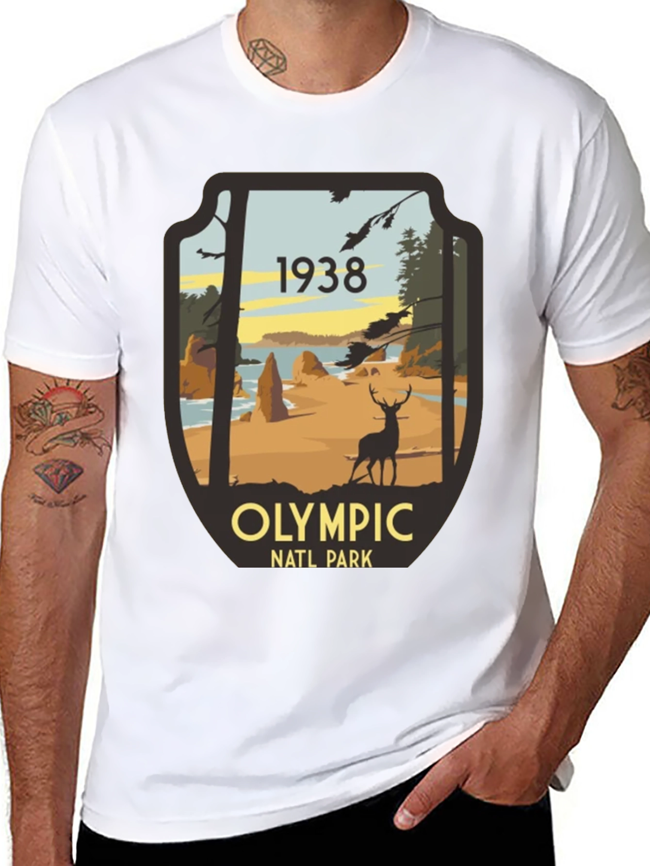 Olympic National Park 1938 Graphic Tee