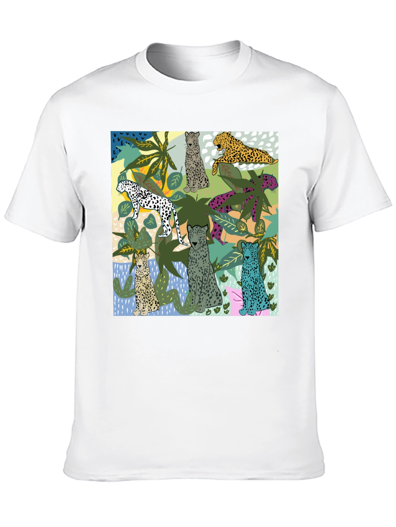 Jungle Cats Black T-Shirt