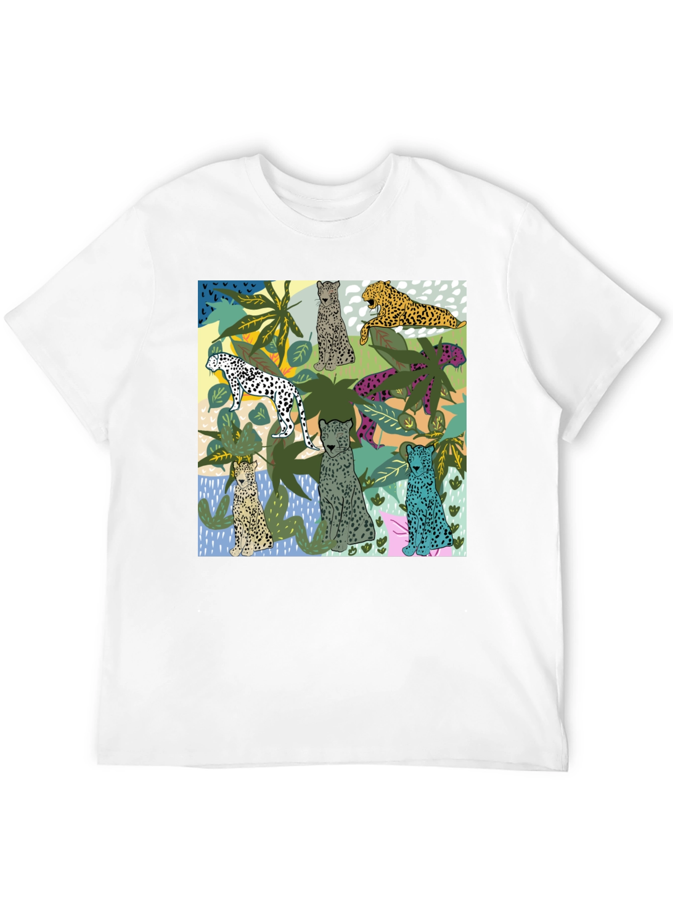 Jungle Cats Black T-Shirt