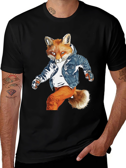 Cool Fox Graphic Tee - Urban Style