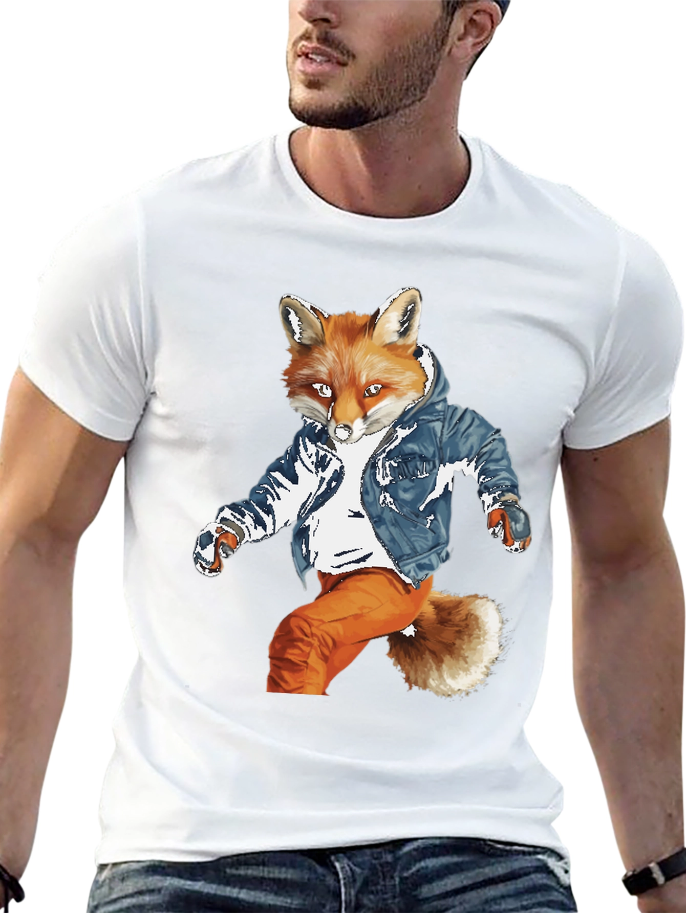 Cool Fox Graphic Tee - Urban Style