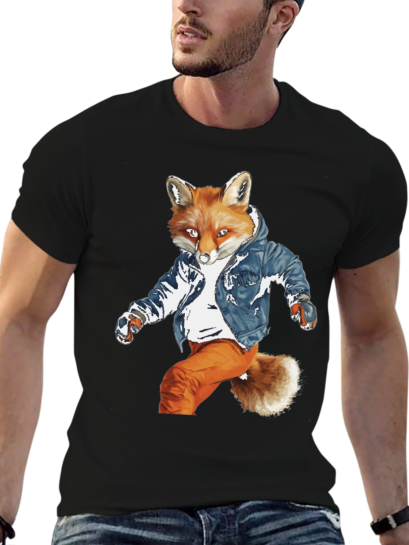 Cool Fox Graphic Tee - Urban Style