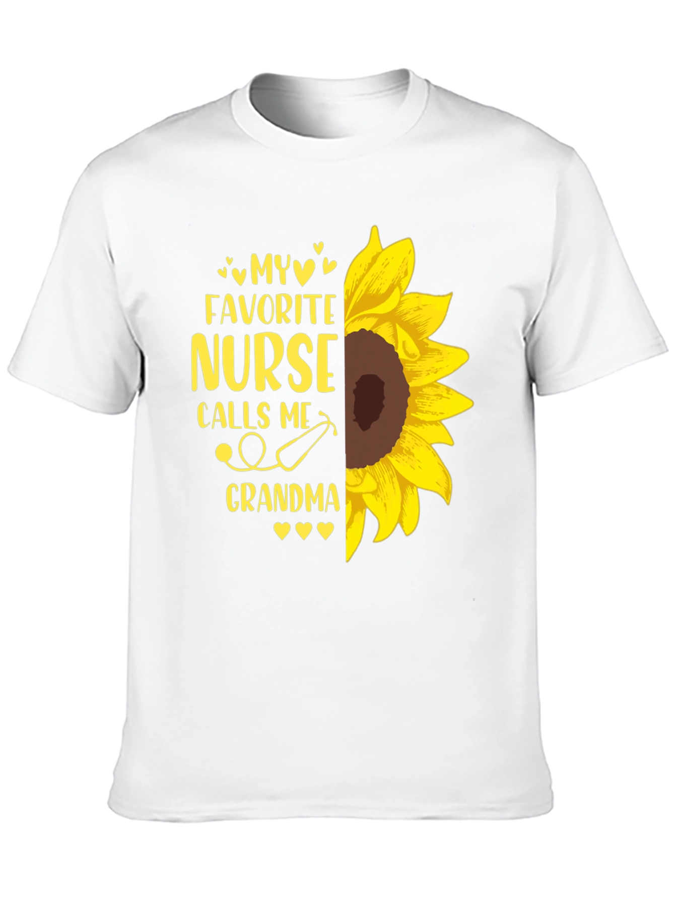 My Favorite Nurse Calls Me Grandma Sunflower T-Shirt