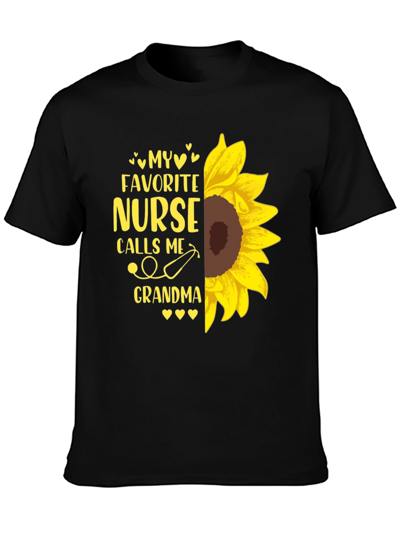 My Favorite Nurse Calls Me Grandma Sunflower T-Shirt