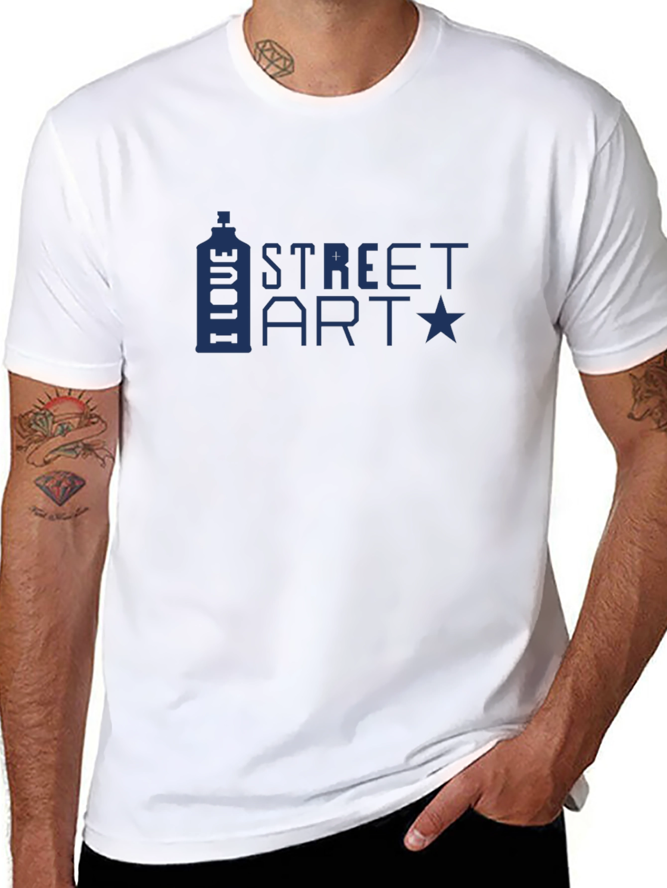 I Love Street Art T-Shirt - Urban Style
