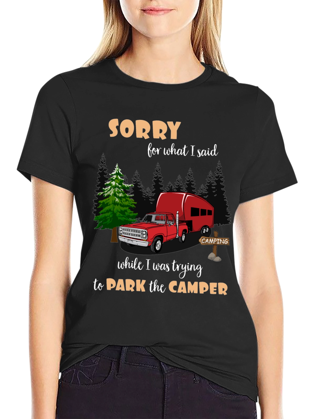 Sorry Camping T-Shirt