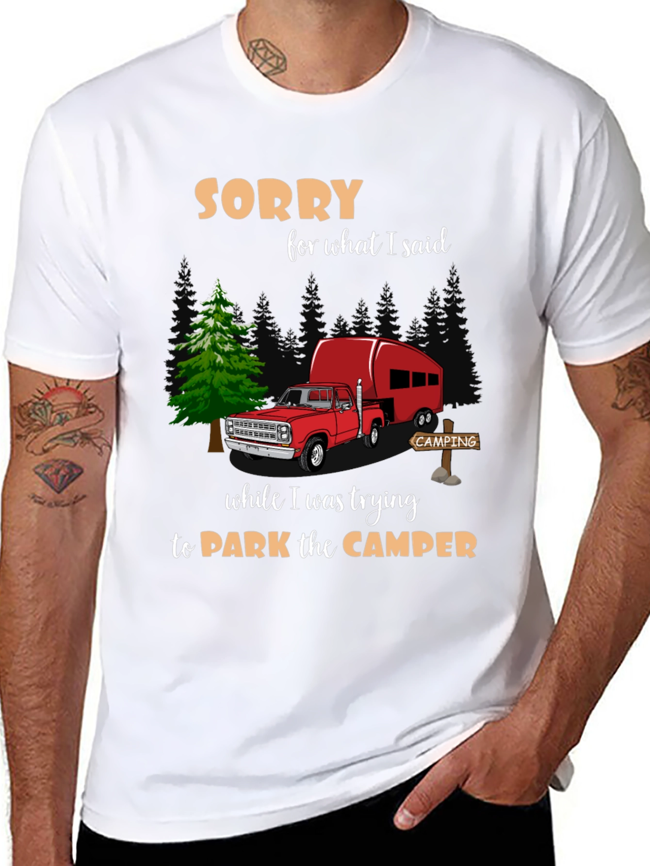 Sorry Camping T-Shirt