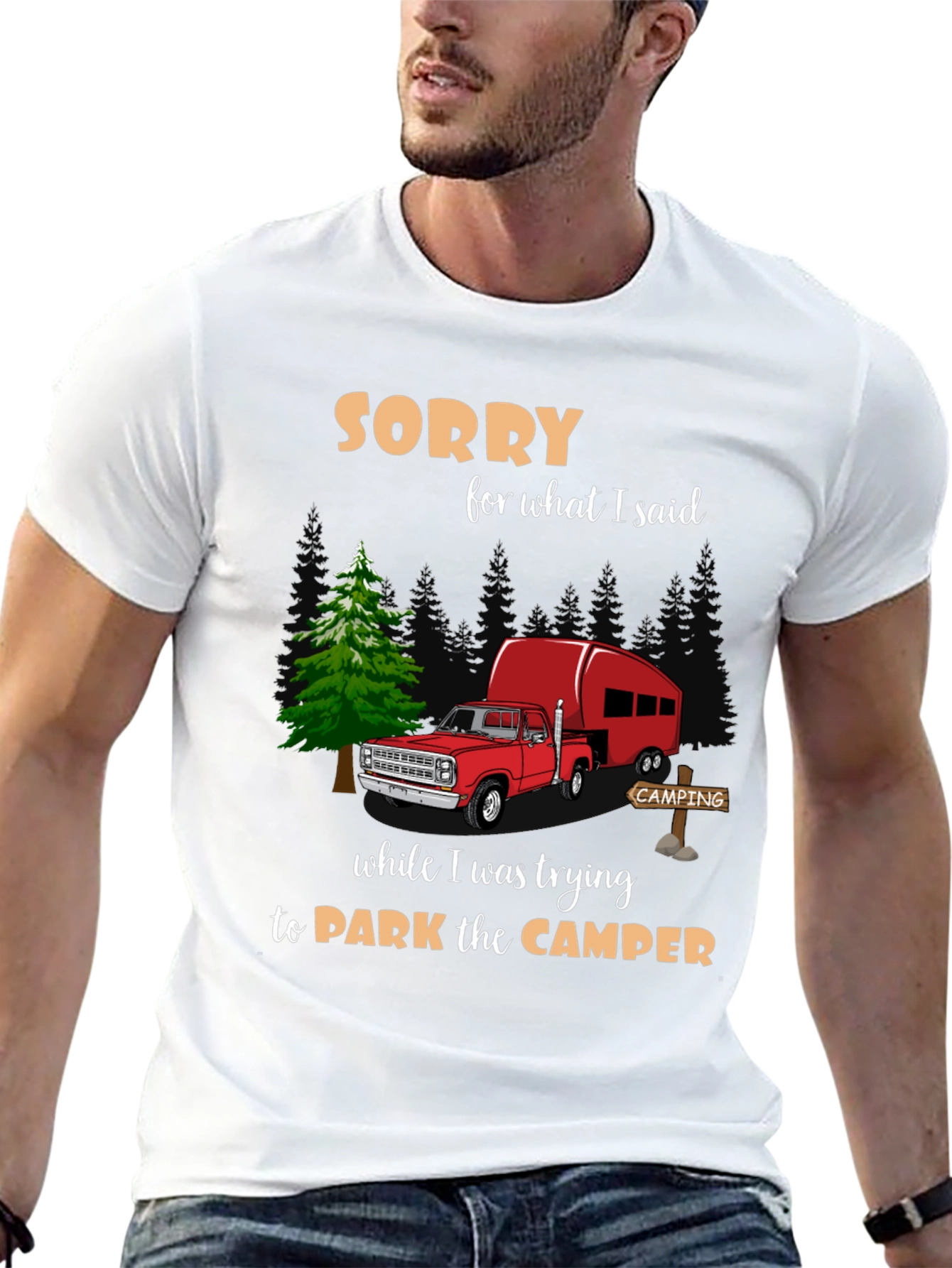 Sorry Camping T-Shirt