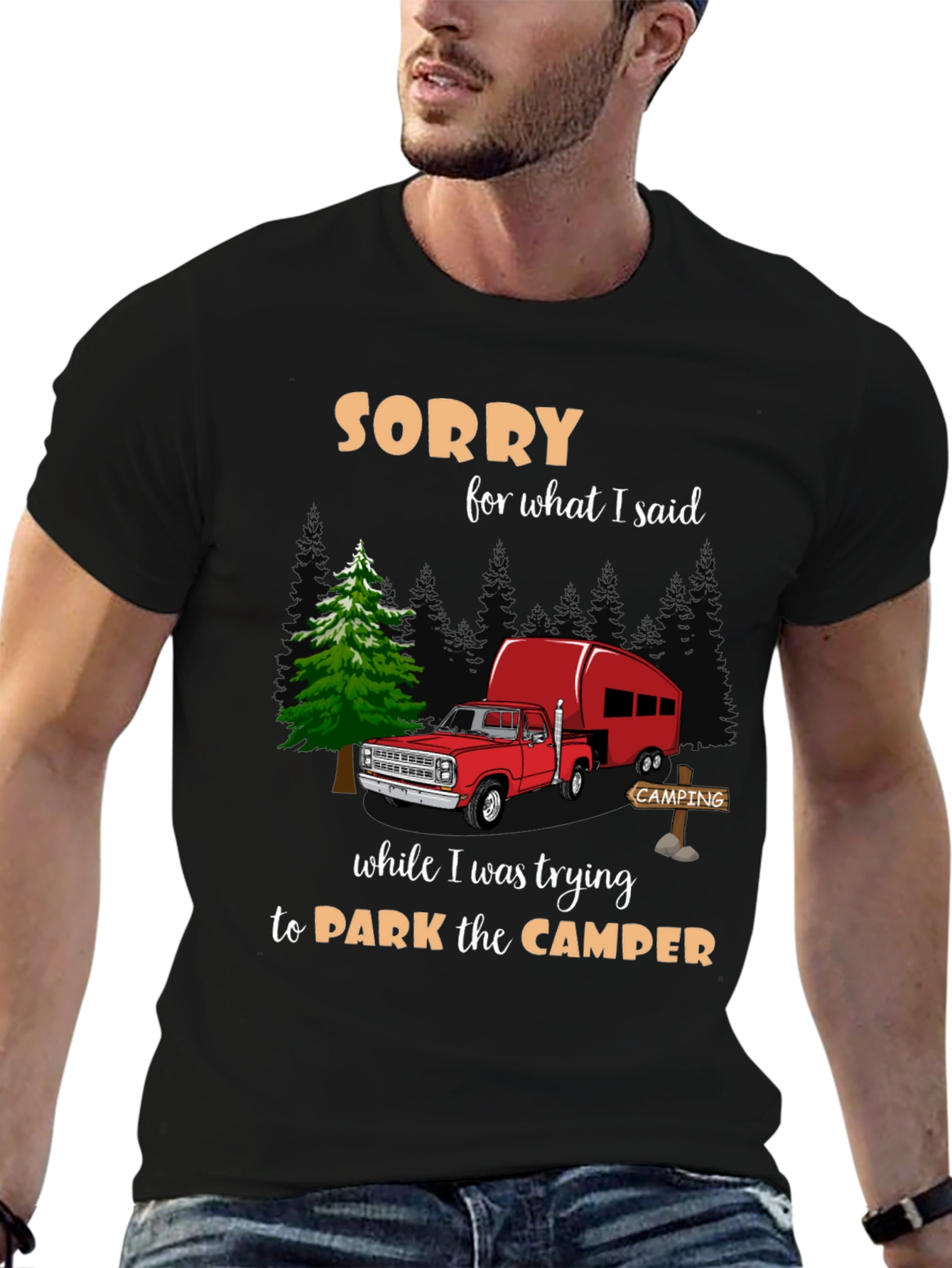 Sorry Camping T-Shirt