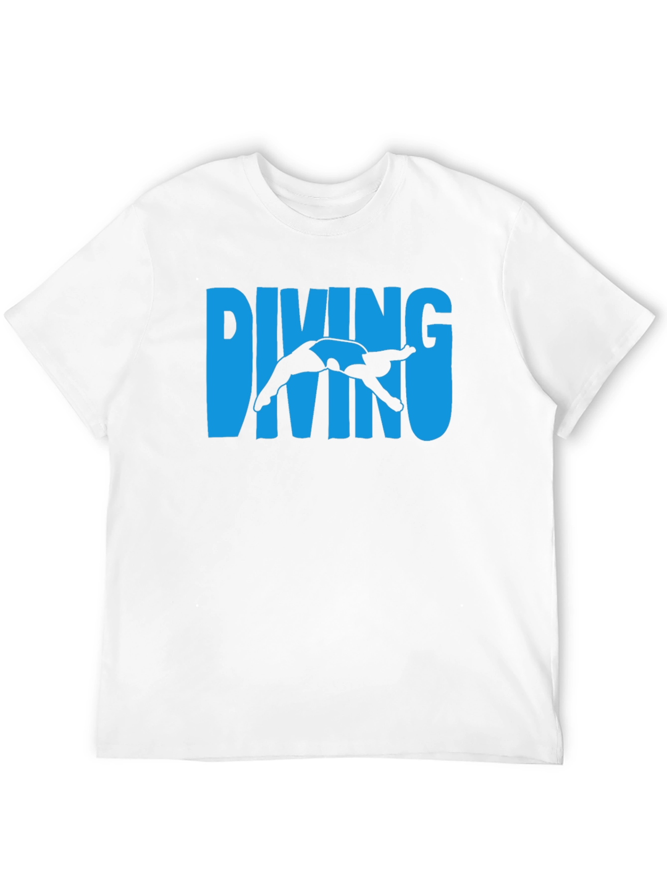 Diving T-Shirt - Cool Diver Silhouette Tee