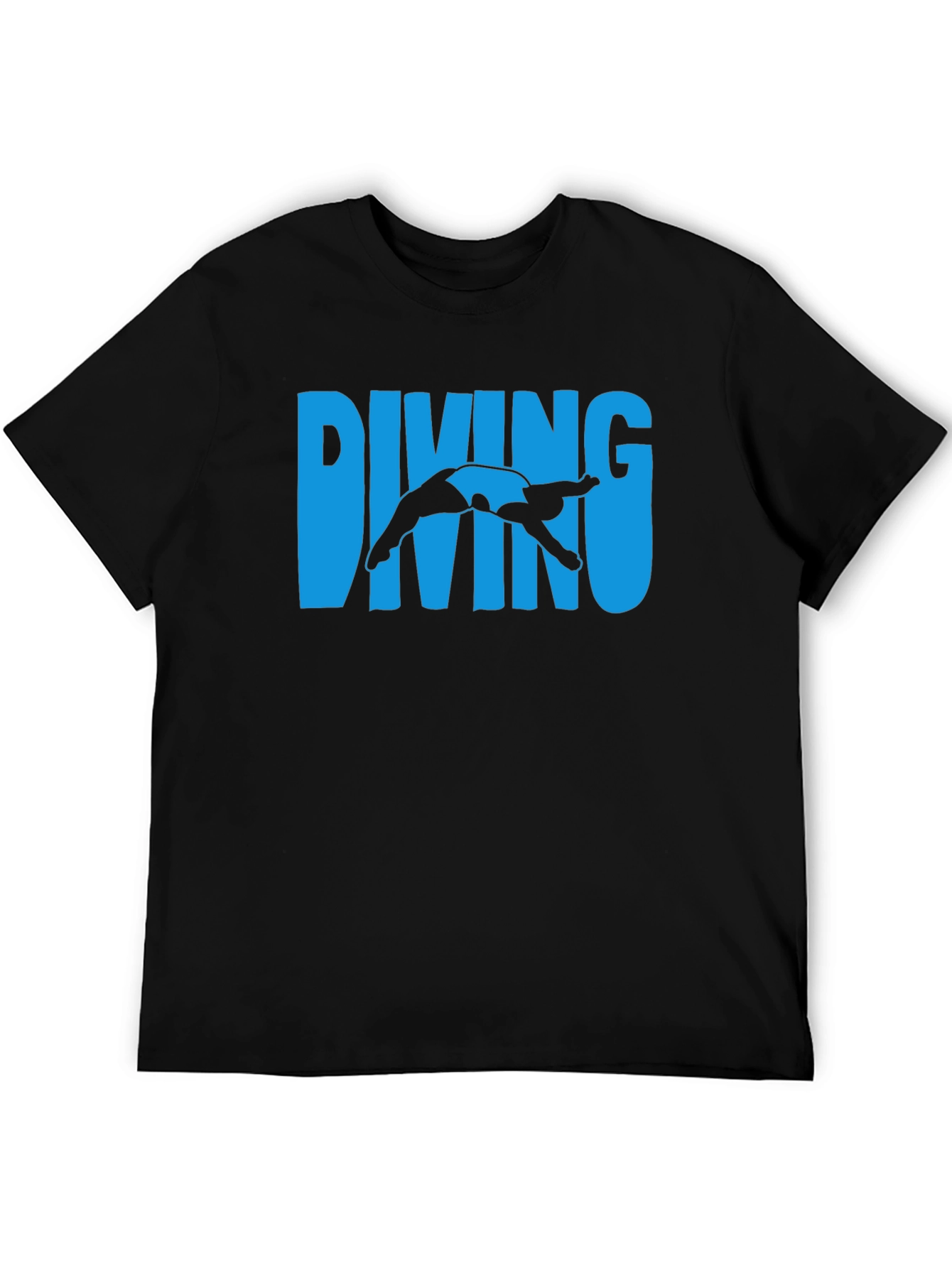 Diving T-Shirt - Cool Diver Silhouette Tee