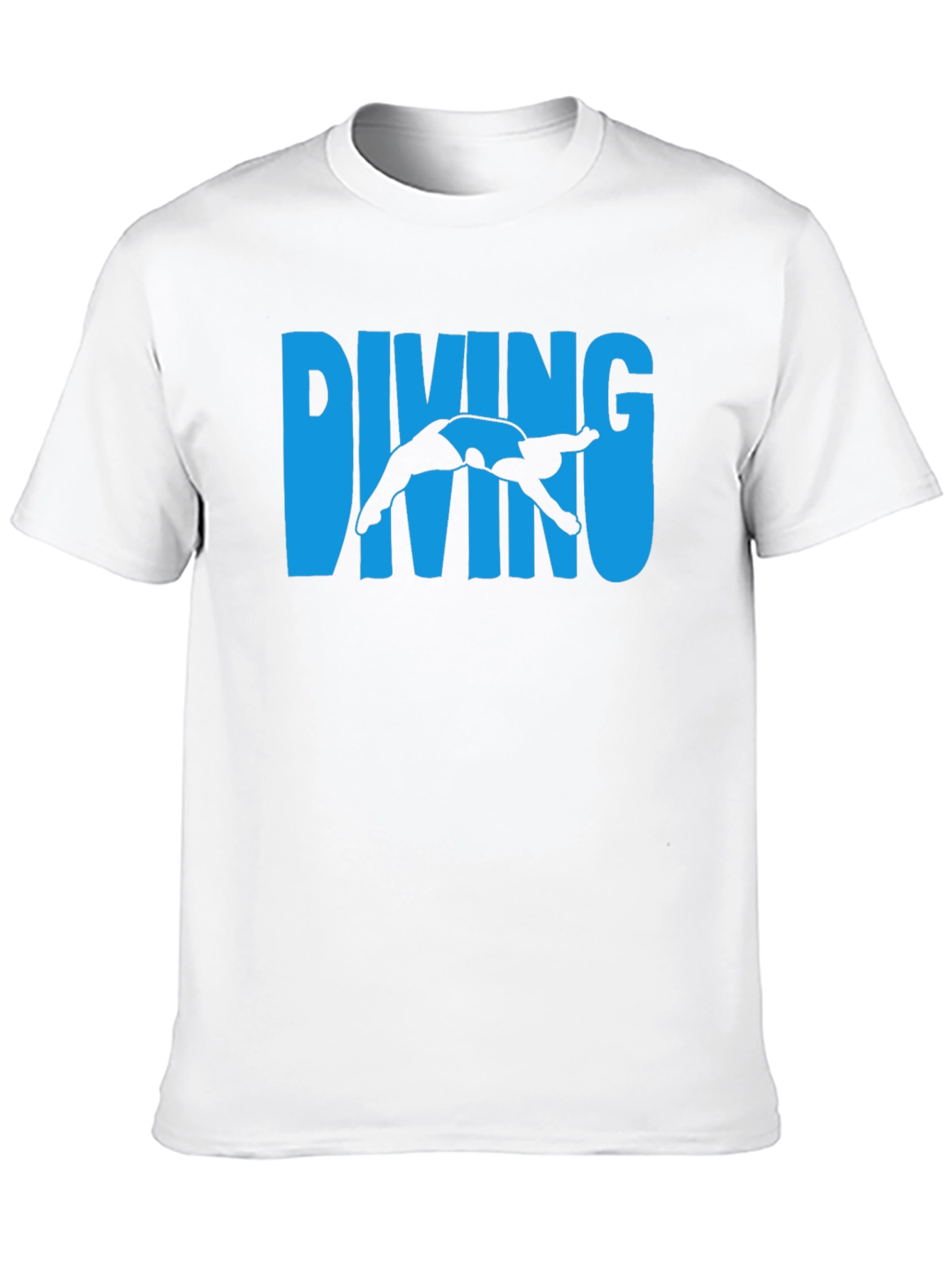 Diving T-Shirt - Cool Diver Silhouette Tee