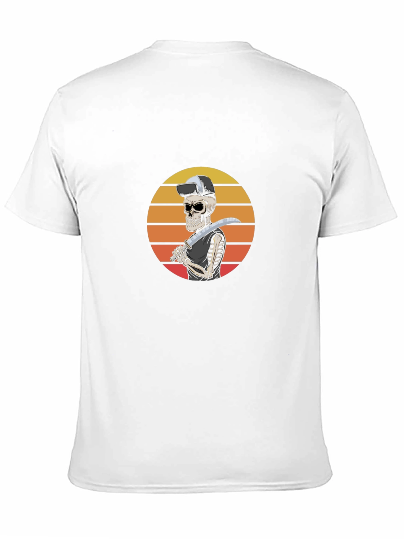 Sunset Skeleton Sword T-Shirt