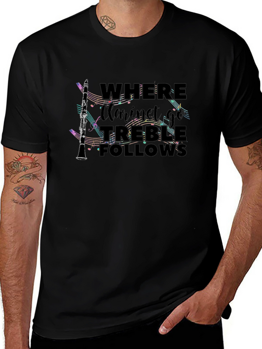Clarinet Treble Follows Graphic Tee