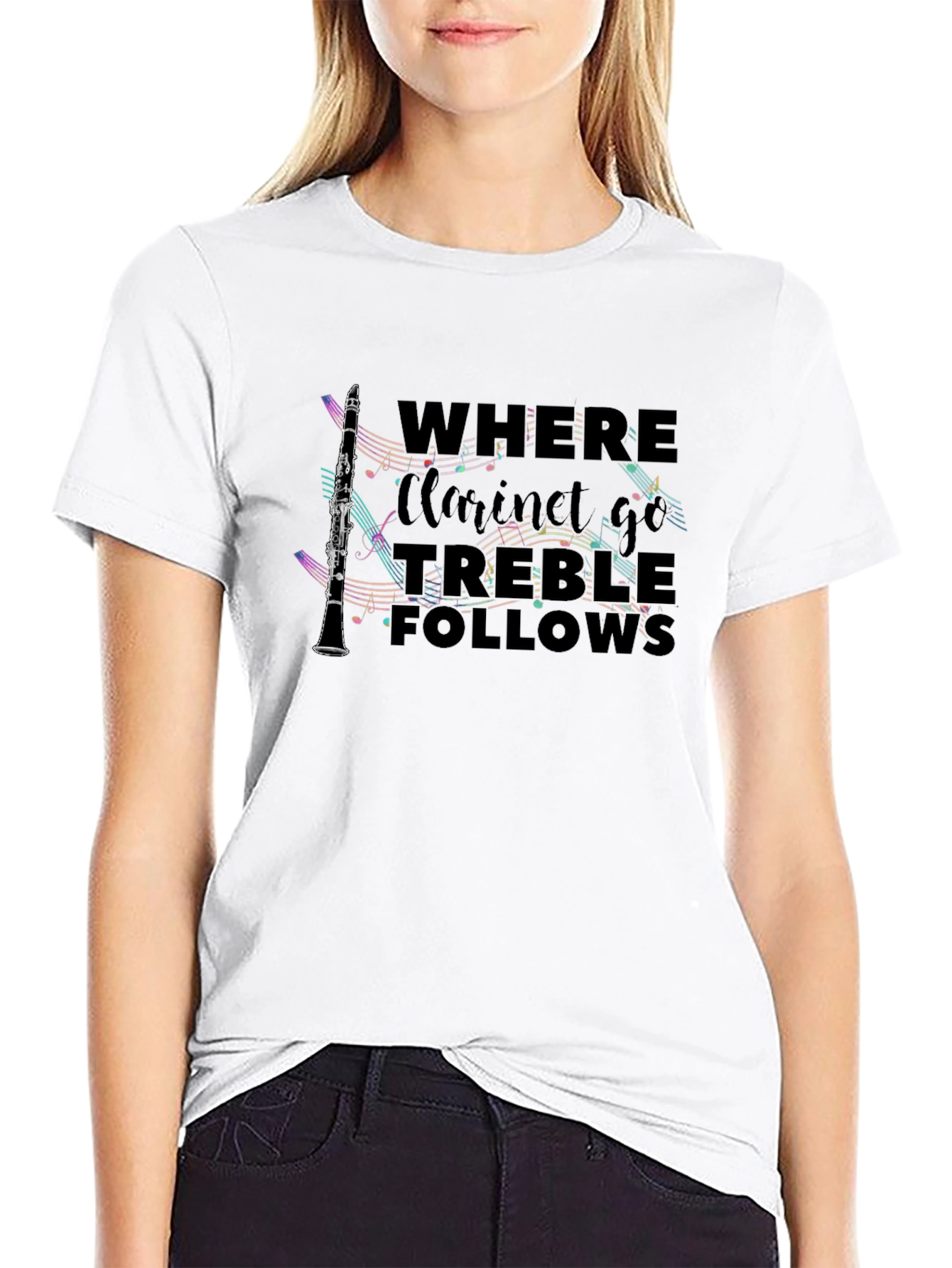 Clarinet Treble Follows Graphic Tee