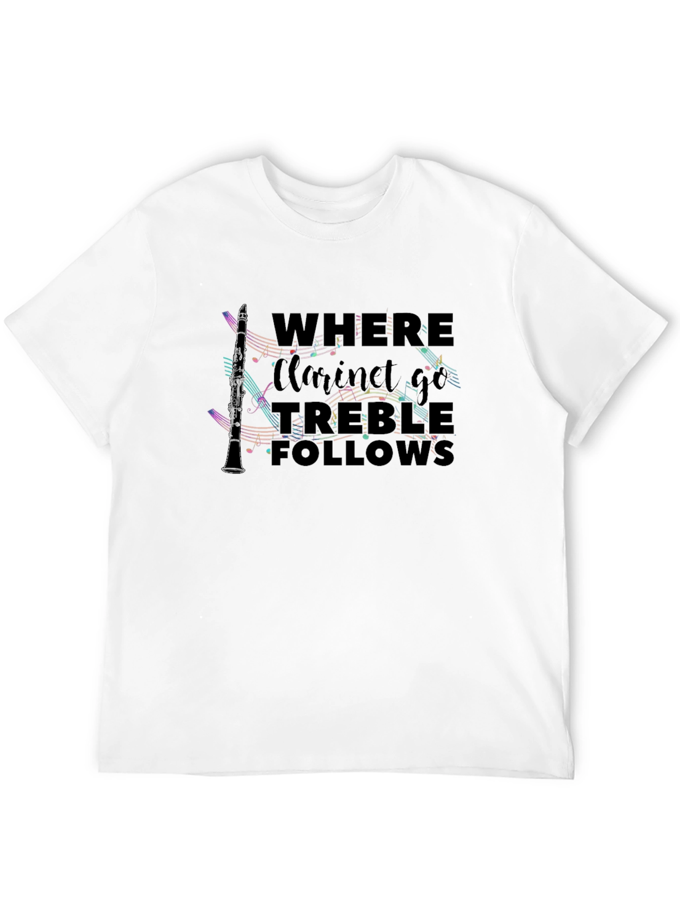 Clarinet Treble Follows Graphic Tee