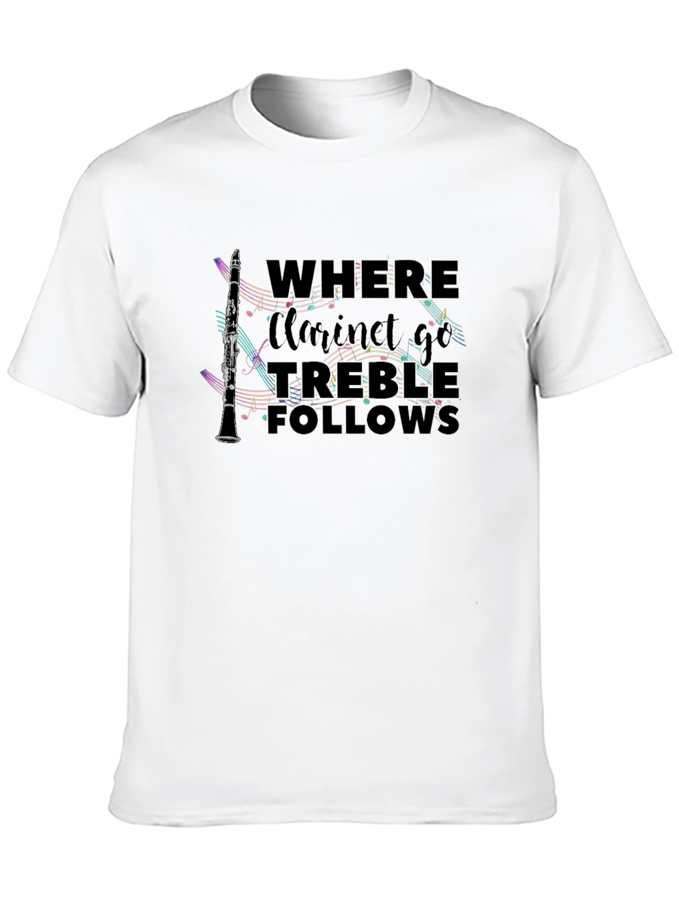 Clarinet Treble Follows Graphic Tee