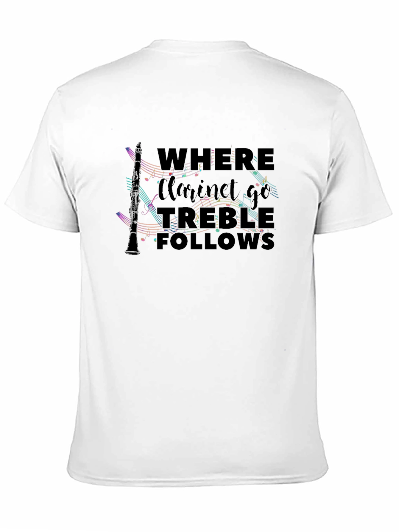Clarinet Treble Follows Graphic Tee