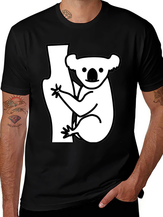 Koala Graphic Tee - Casual Comfort