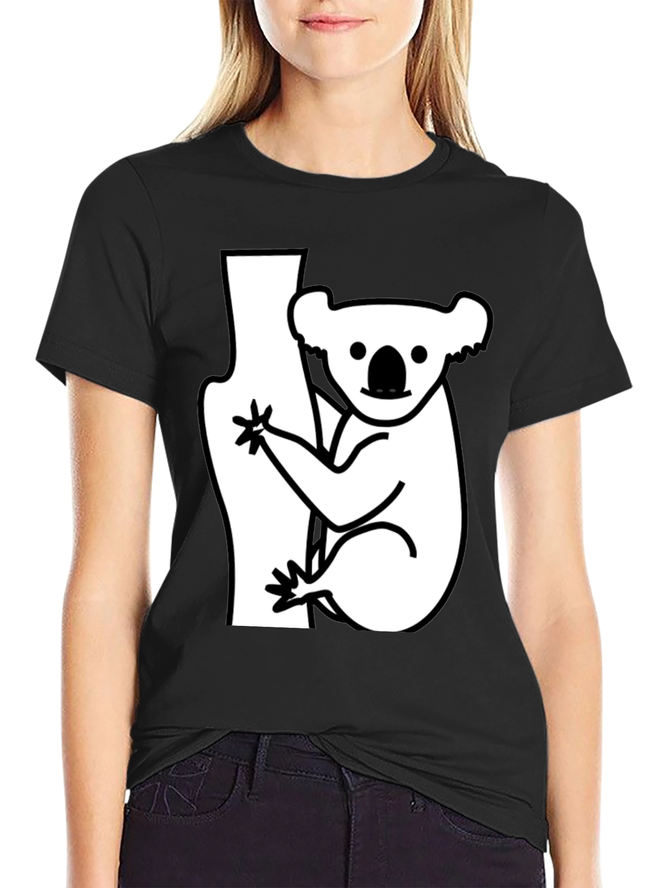 Koala Graphic Tee - Casual Comfort