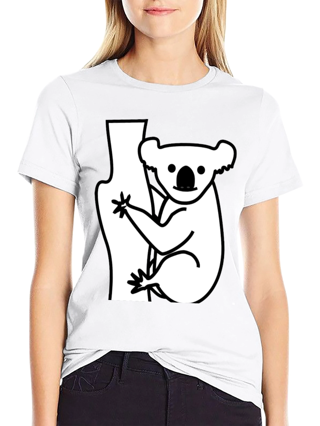 Koala Graphic Tee - Casual Comfort