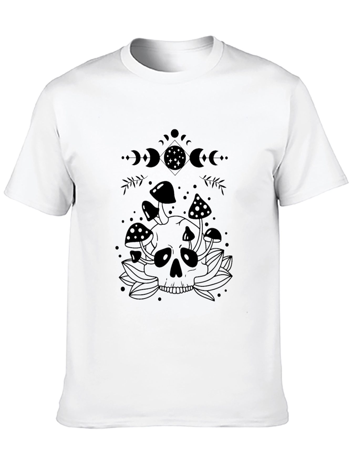 Skull & Mushroom Graphic Tee
