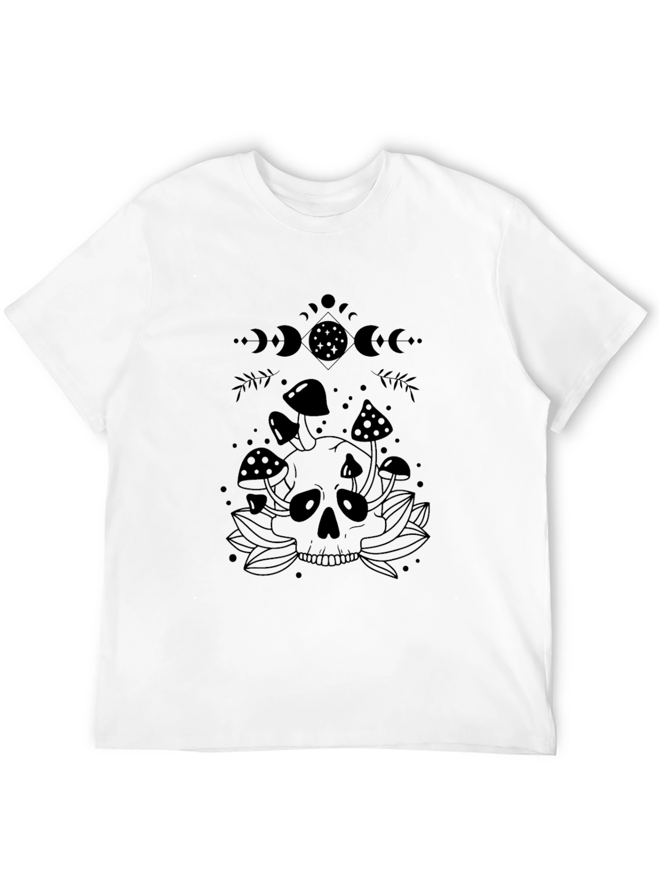 Skull & Mushroom Graphic Tee
