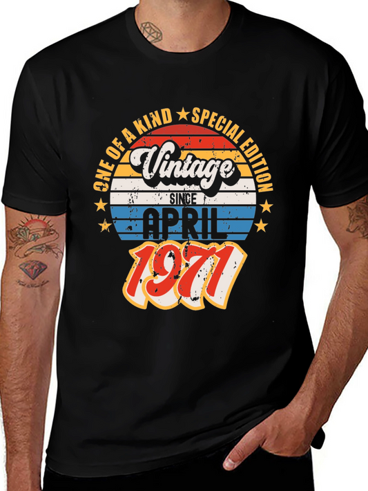 Vintage April 1971 T-Shirt - Limited Edition