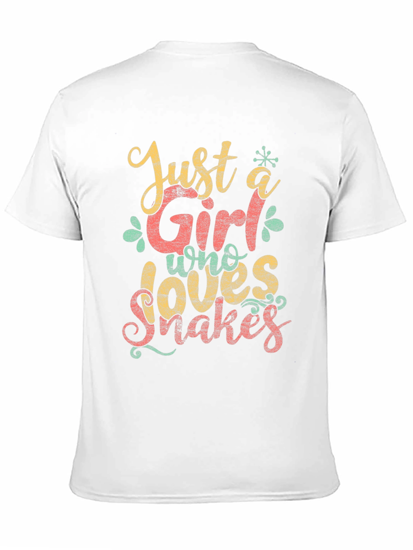 Just a Girl Who Loves Snakes Graphic T-Shirt