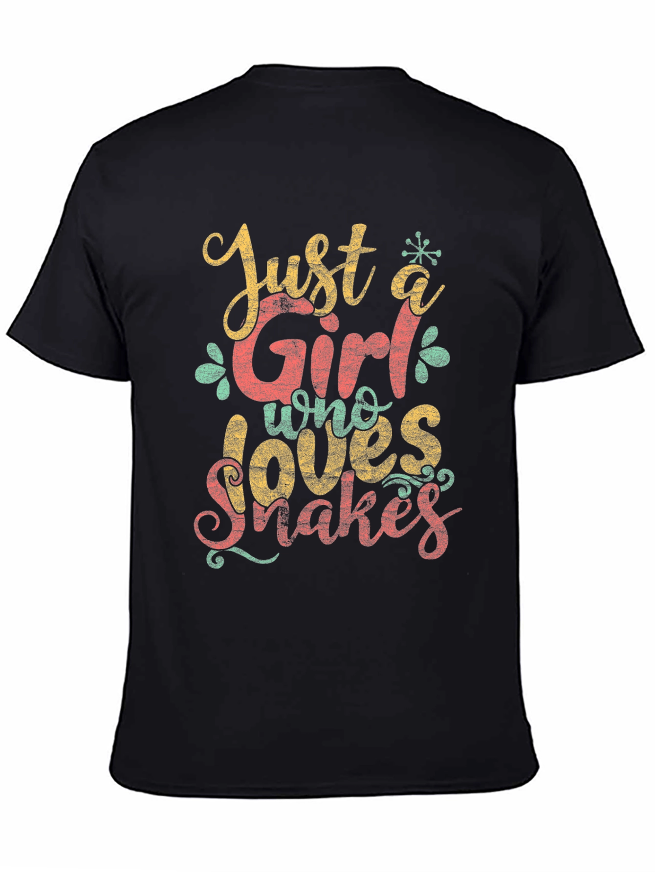 Just a Girl Who Loves Snakes Graphic T-Shirt