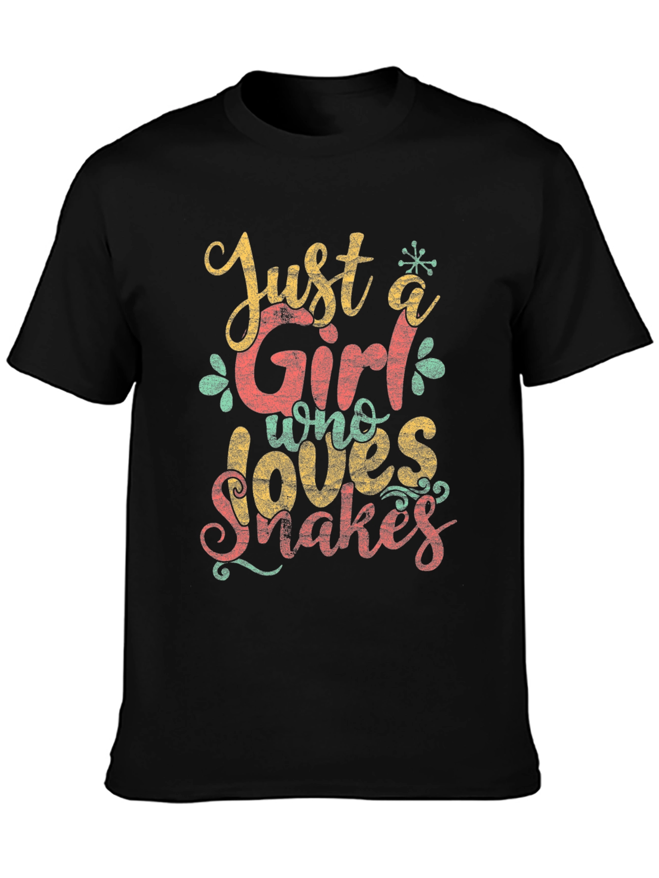Just a Girl Who Loves Snakes Graphic T-Shirt