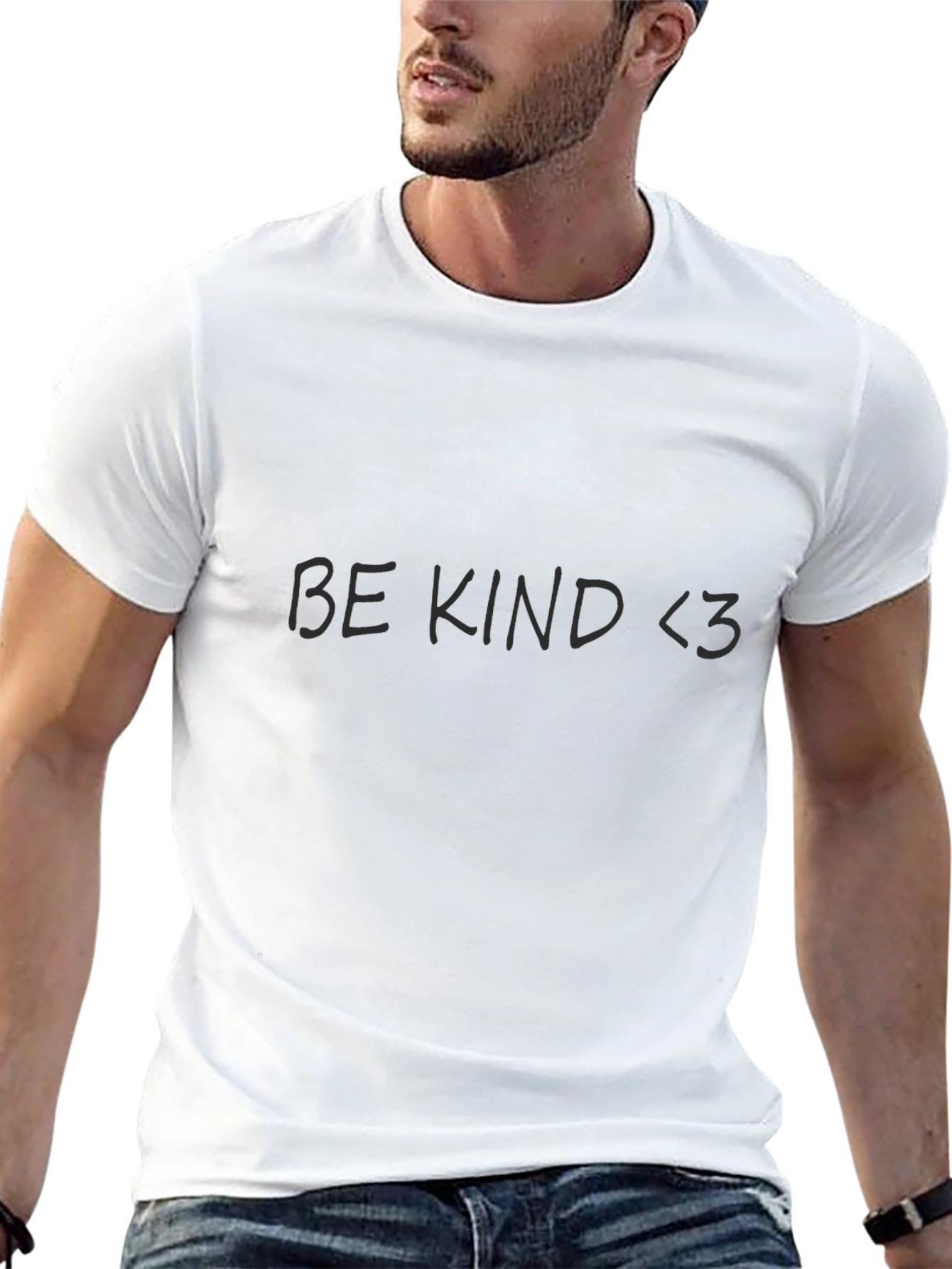 Be Kind Graphic Tee - Soft Cotton Casual T-Shirt