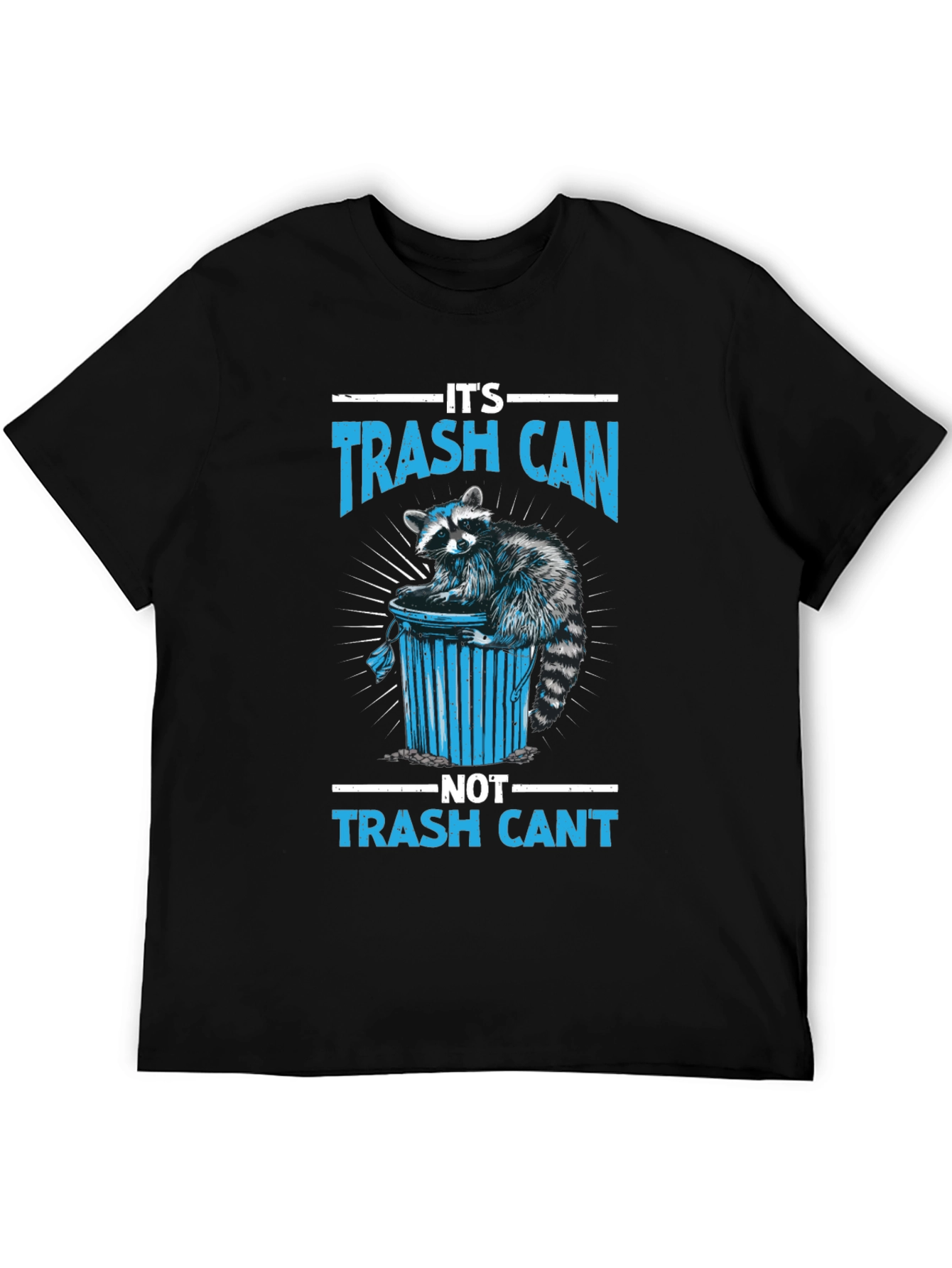 Trash Can Raccoon Graphic Tee - Funny T-Shirt