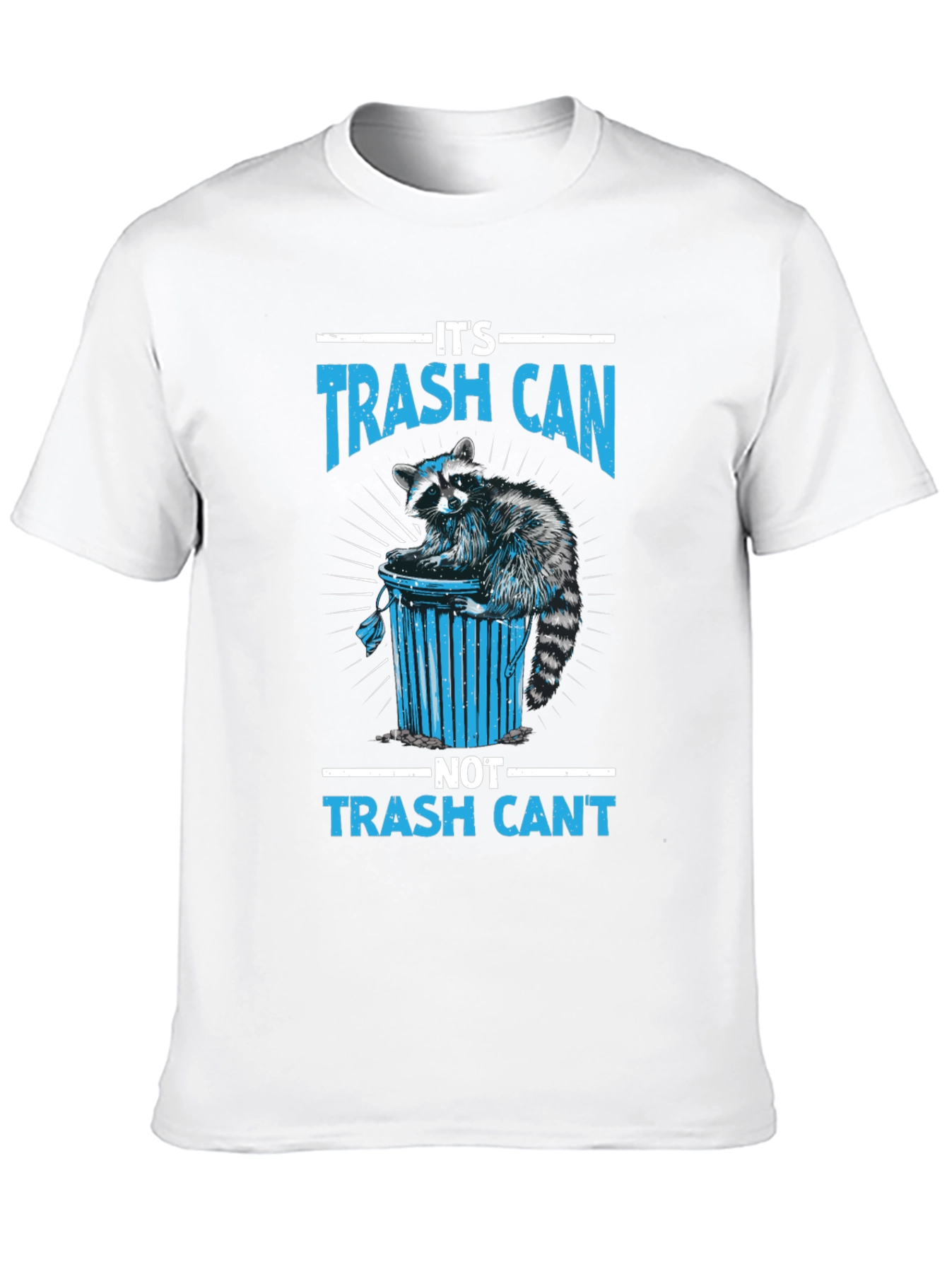 Trash Can Raccoon Graphic Tee - Funny T-Shirt