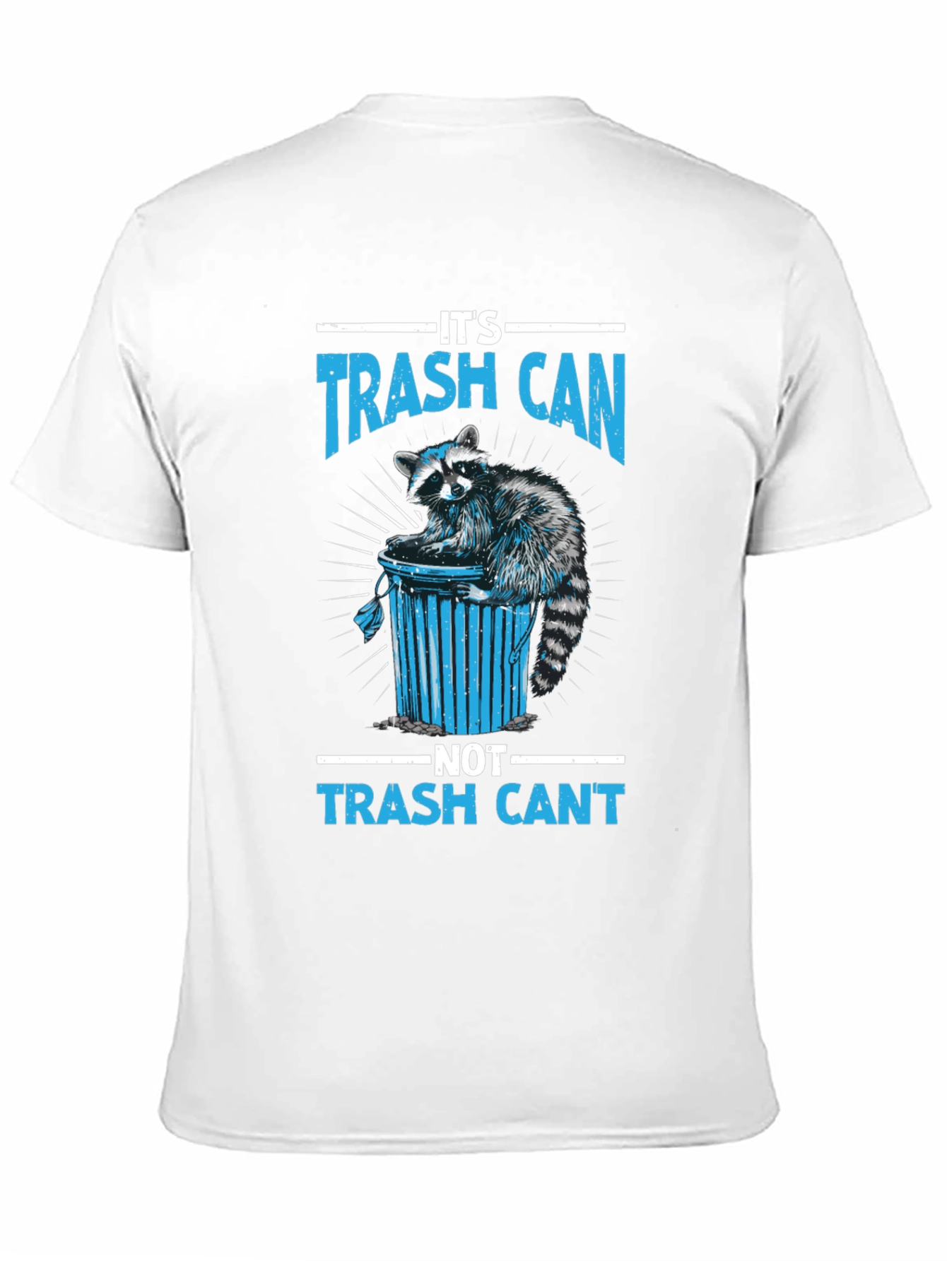 Trash Can Raccoon Graphic Tee - Funny T-Shirt