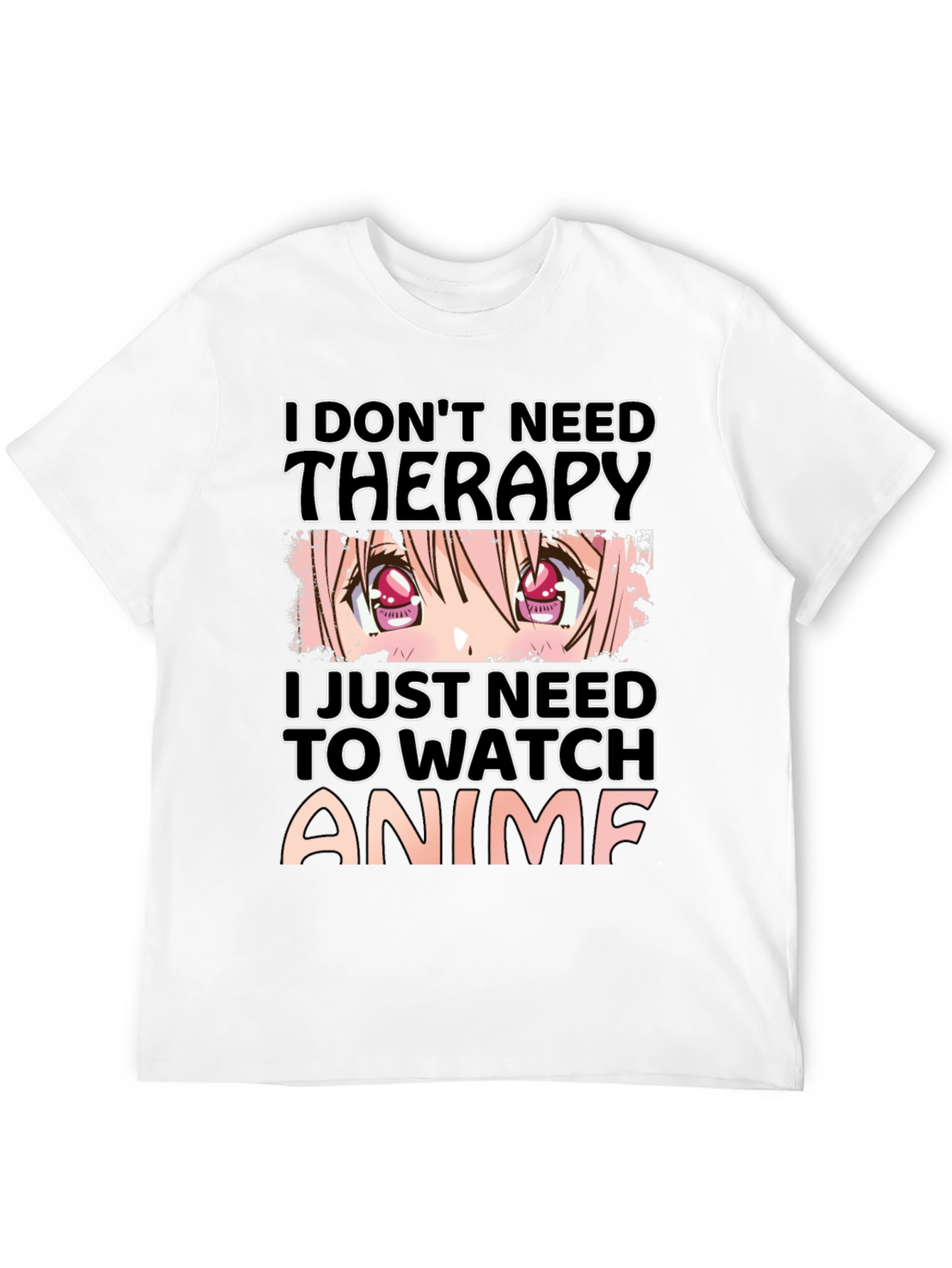 Anime Therapy T-Shirt - Soft Cotton Graphic Tee