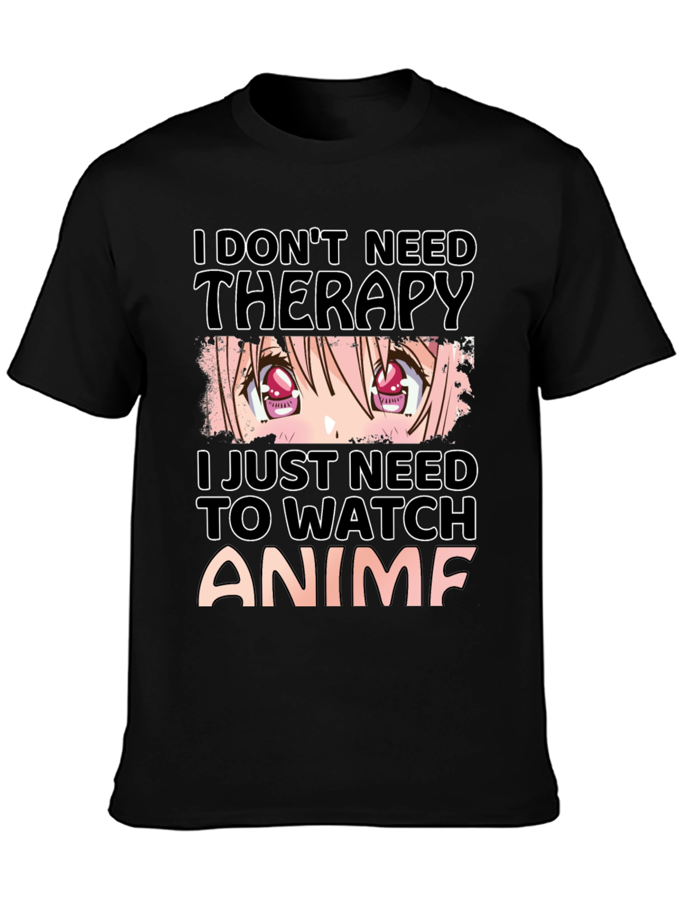 Anime Therapy T-Shirt - Soft Cotton Graphic Tee