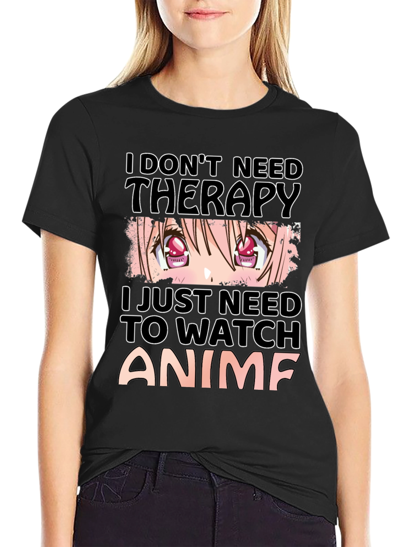 Anime Therapy T-Shirt - Soft Cotton Graphic Tee