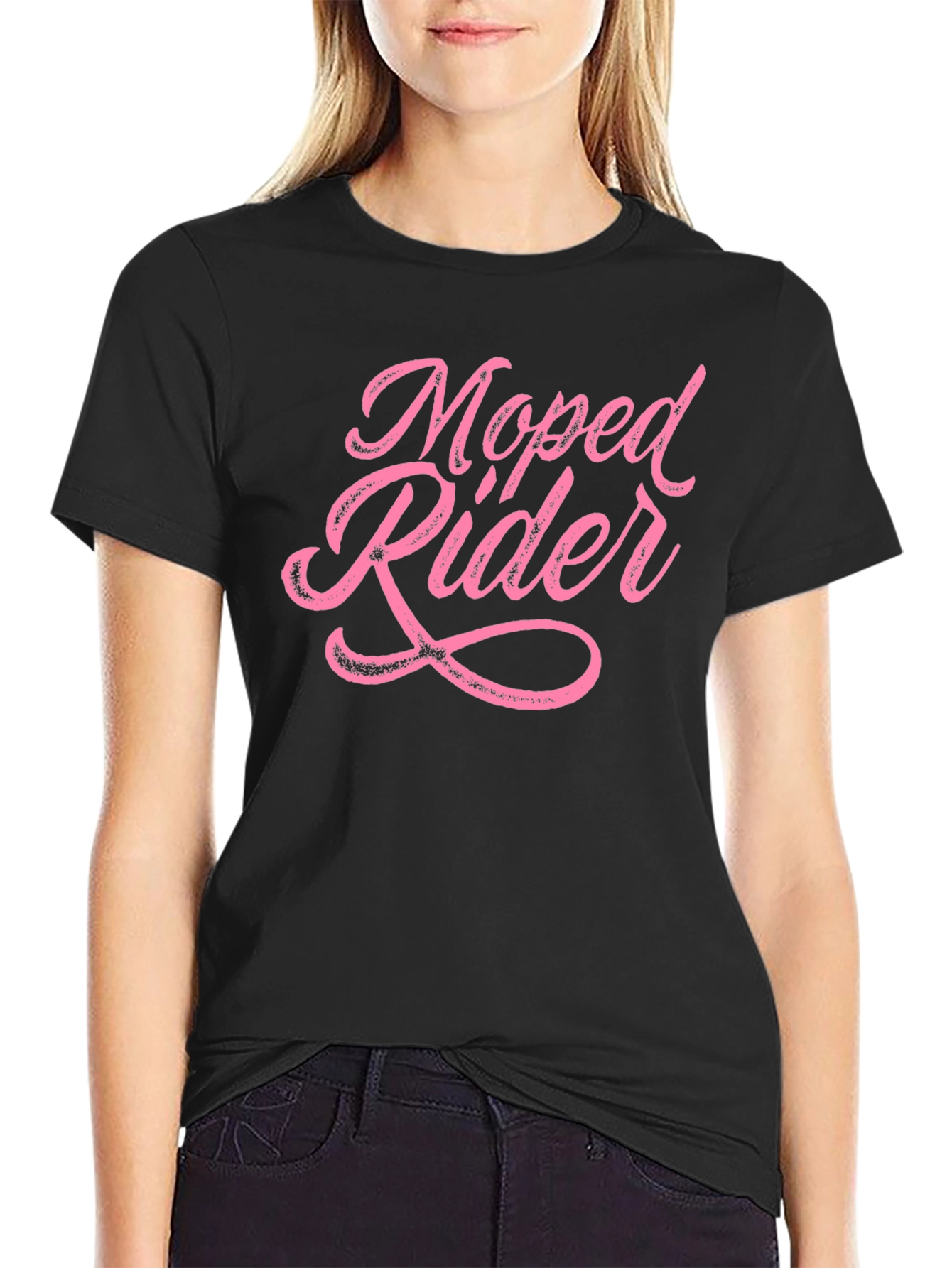 Moped Rider Graphic Tee
